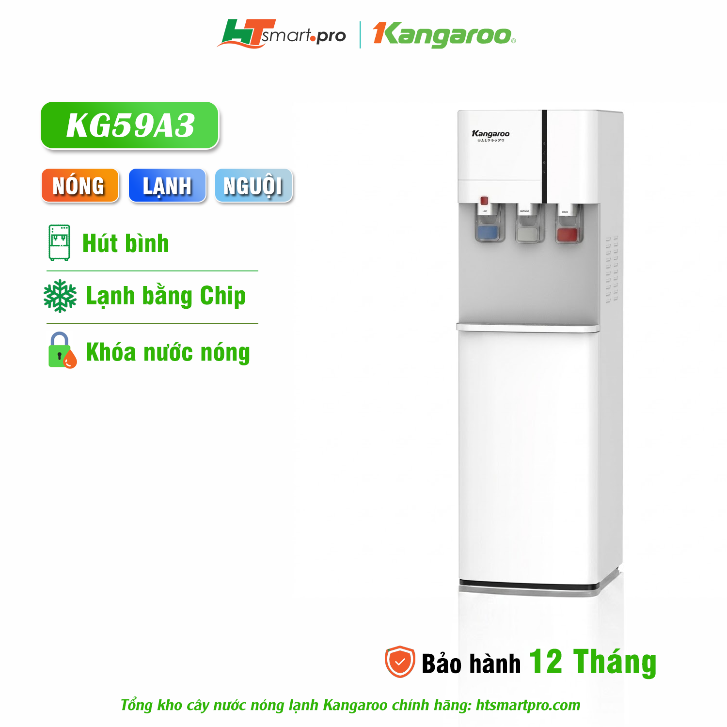 Cây Nước Nóng Lạnh Kangaroo KG59A3