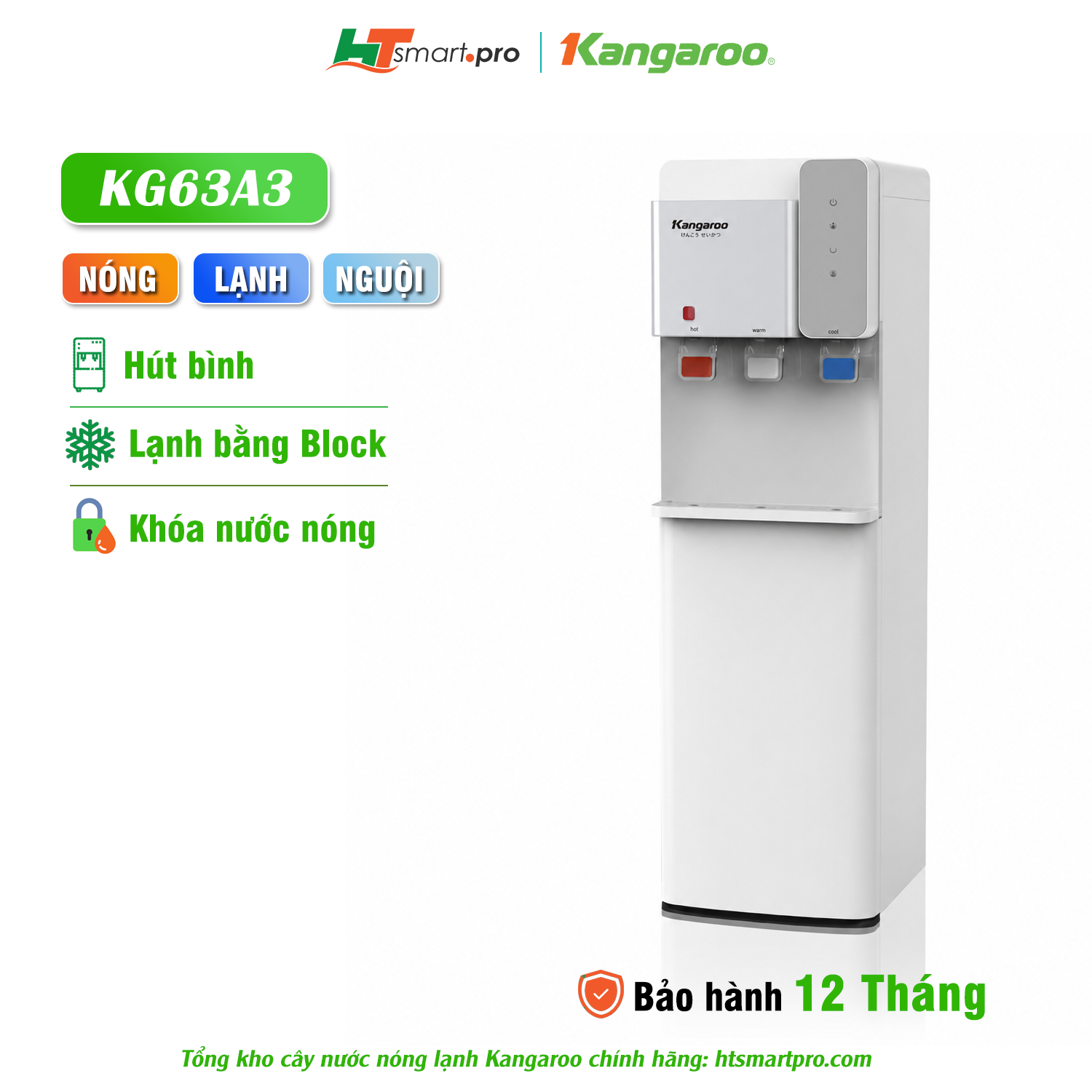 Cây Nước Nóng Lạnh KG63A3