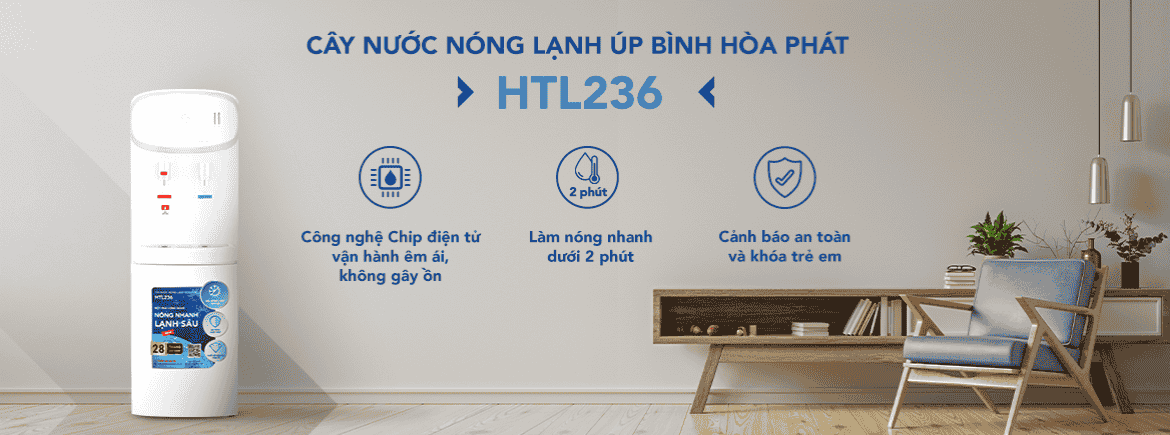 Cây nước nóng lanh hoà phát HTL236