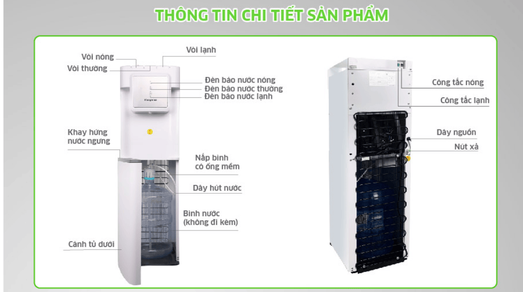 Cây nước nóng lạnh kg60a3