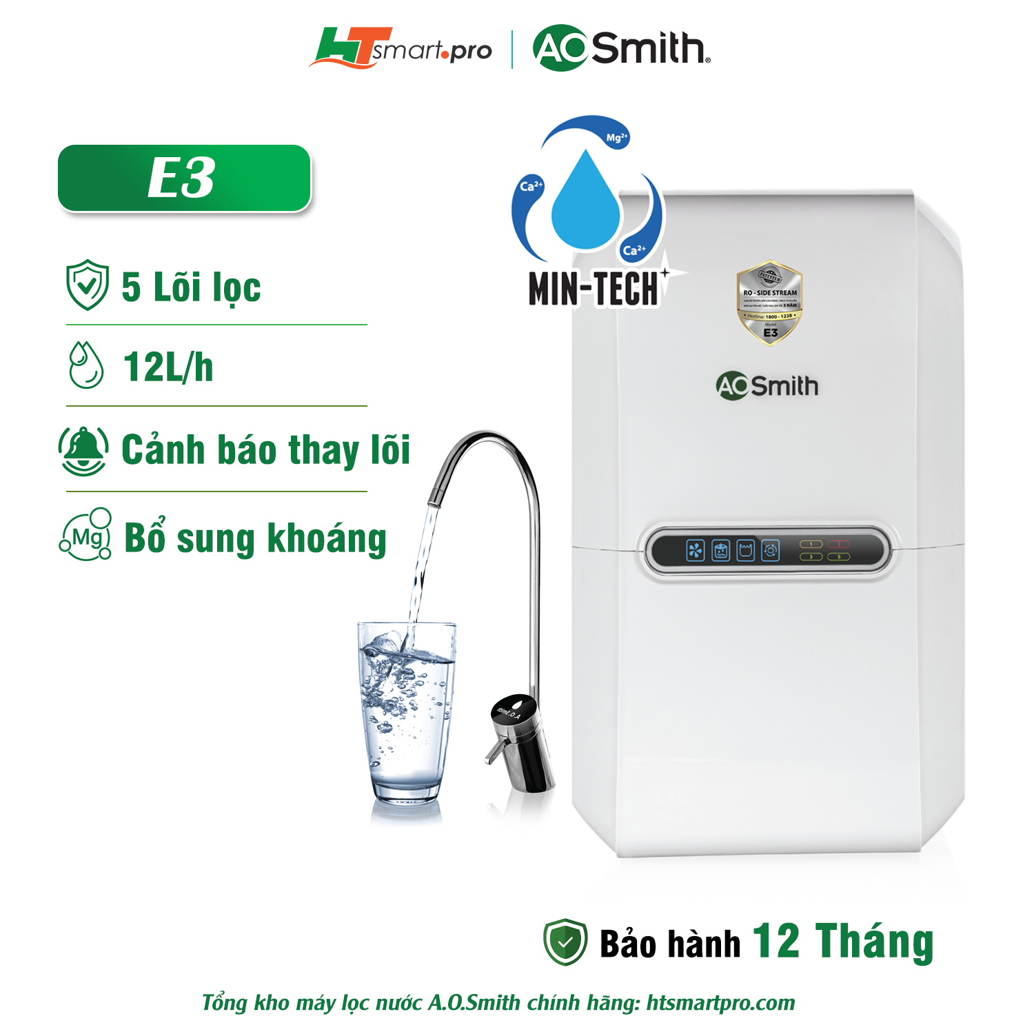 Máy Lọc Nước A. O. Smith E3