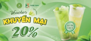 voucher 20% từ Green Grape