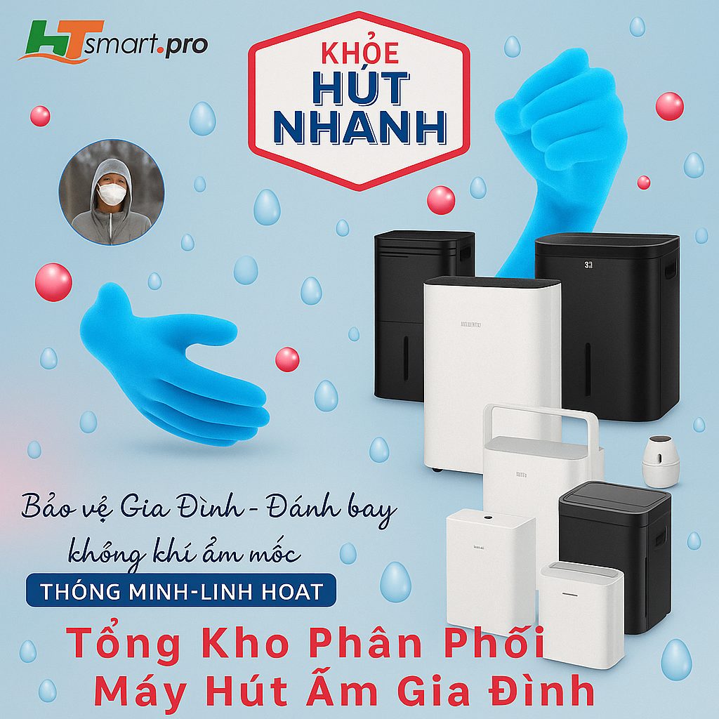 Máy hút ẩm chính hãng HTsmat.pro tổng kho phân phối uy tín Máy hút ẩm chính hãng HTsmat.pro tổng kho phân phối uy tín