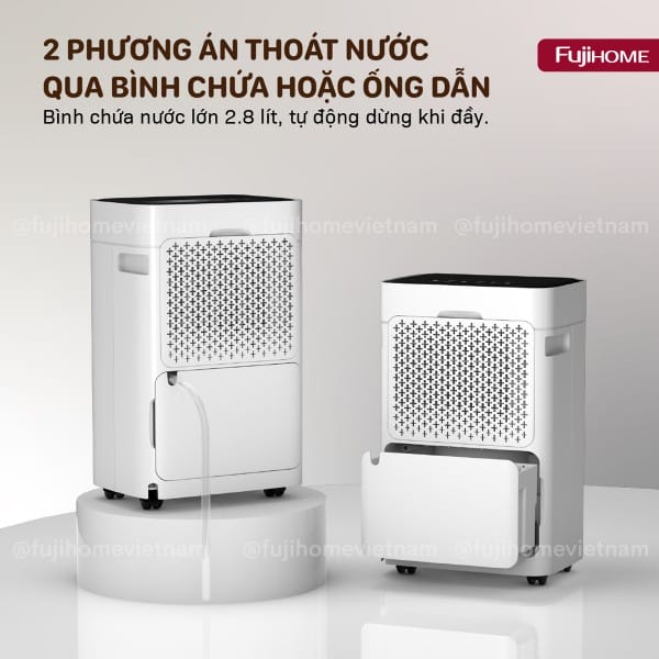 Máy hút ẩm Fujihome DH18W-HEPA - Ảnh 3