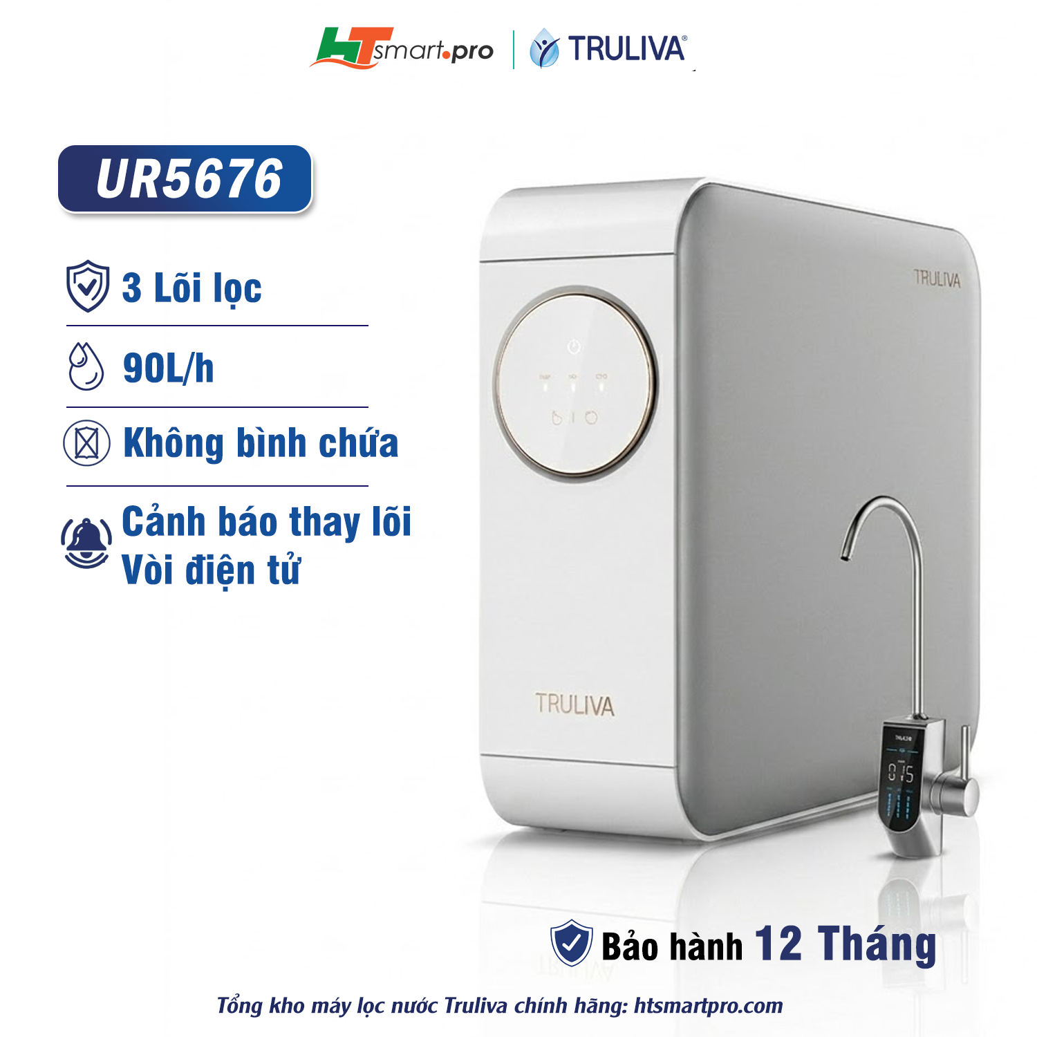Máy lọc nước để gầm bếp Truliva UR5676