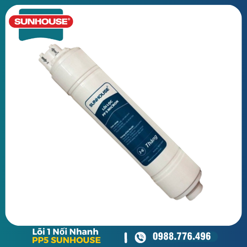 Bộ Lõi Lọc Nước 123 Đúc Nối Nhanh Sunhouse - Ảnh 3
