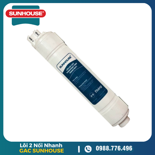 Bộ Lõi Lọc Nước 123 Đúc Nối Nhanh Sunhouse - Ảnh 4