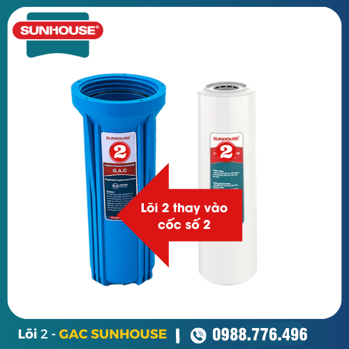 Bộ Lõi Lọc Nước 123 Sunhouse - Ảnh 4
