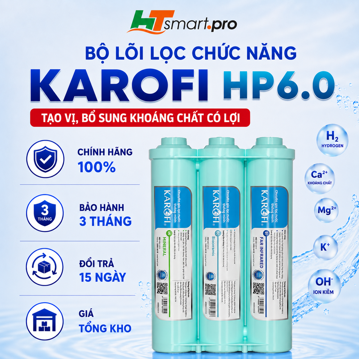 Bộ lõi chức năng Karofi Smax hiệu suất cao HP 6.0